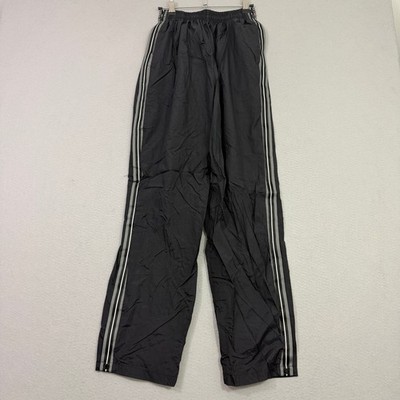 Vintage MTA Pro Windbreaker Tear Away Track Pants Men's Small Black y2k Loose