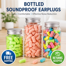 10/24/60pcs Sleep Foam Earplugs Noise Cancelling Anti-Noise Soft Ear Protector