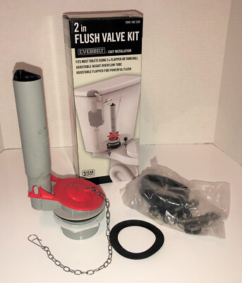 INCH FLUSH VALVE KIT by Everbilt New in Opened Box Easy Istallation