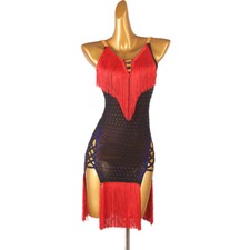 Ballroom Women's Latin Rumba Tango Salsa Samba Competition Dance Dress LQ288
