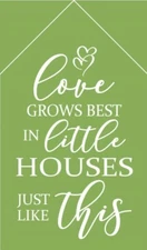 Magnolia Design Co Adhesive Reusable Silkscreen Stencil 🖤 Little Houses 🖤