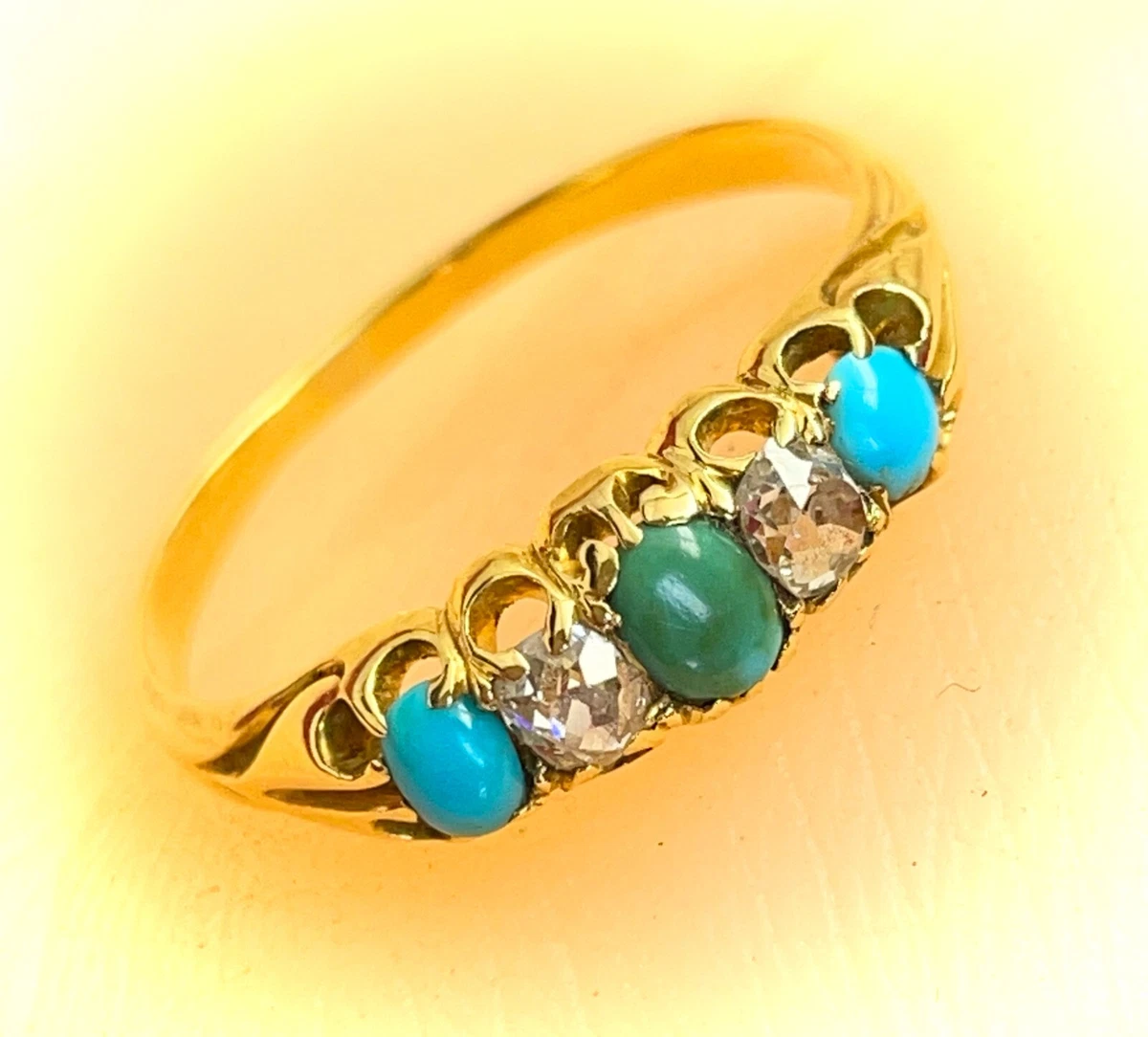 Antique victorian 2024 turquoise ring