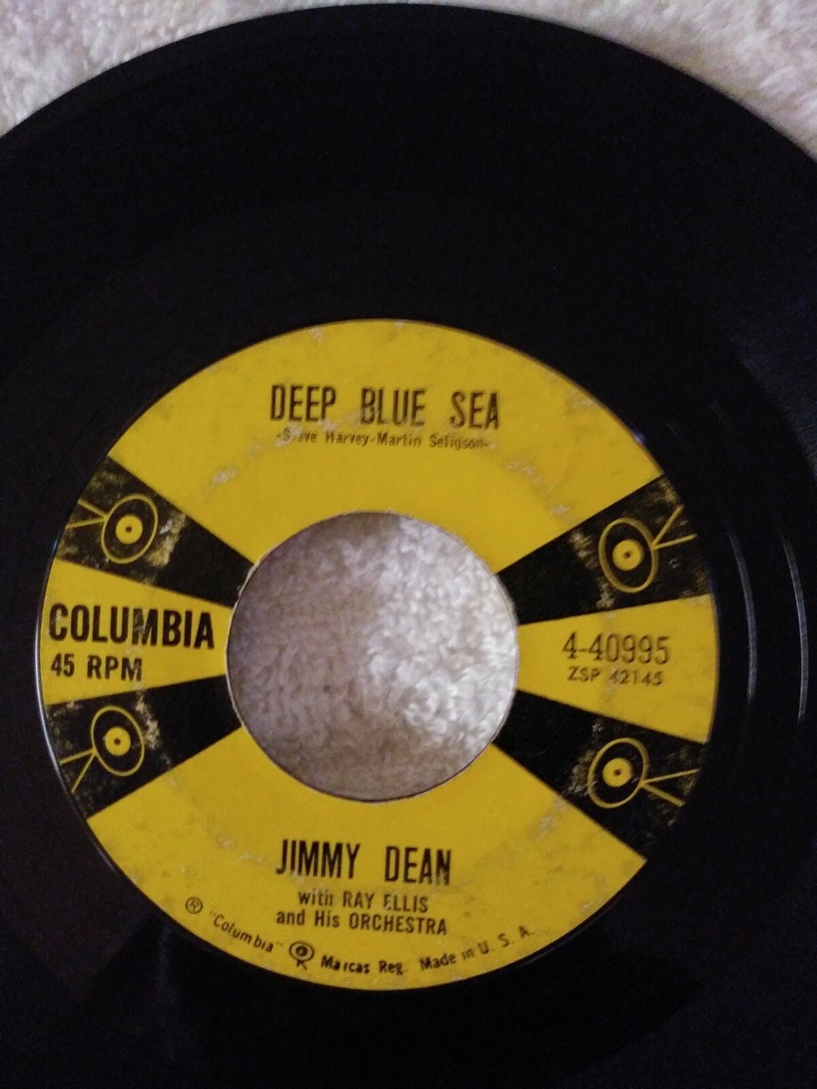 Jimmy Dean 7” 45 Rpm Record Deep Blue Sea 4-40995 ZSP 42145 | eBay