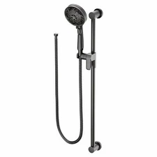 MOEN 3670EPBL 5-Function Massaging Handshower with Toggle Pause in Matte Black