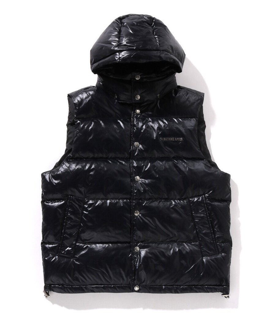 ジャケット・アウター ANDFAMILYS SULFIDE DUCK VEST XL BK MAISON KITSUNÉ Sleeveless Puffer Vest in Black | SVD
