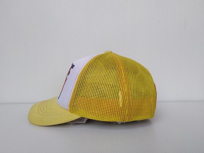 TRUE RELIGION Trucker Hat Cap Yellow 