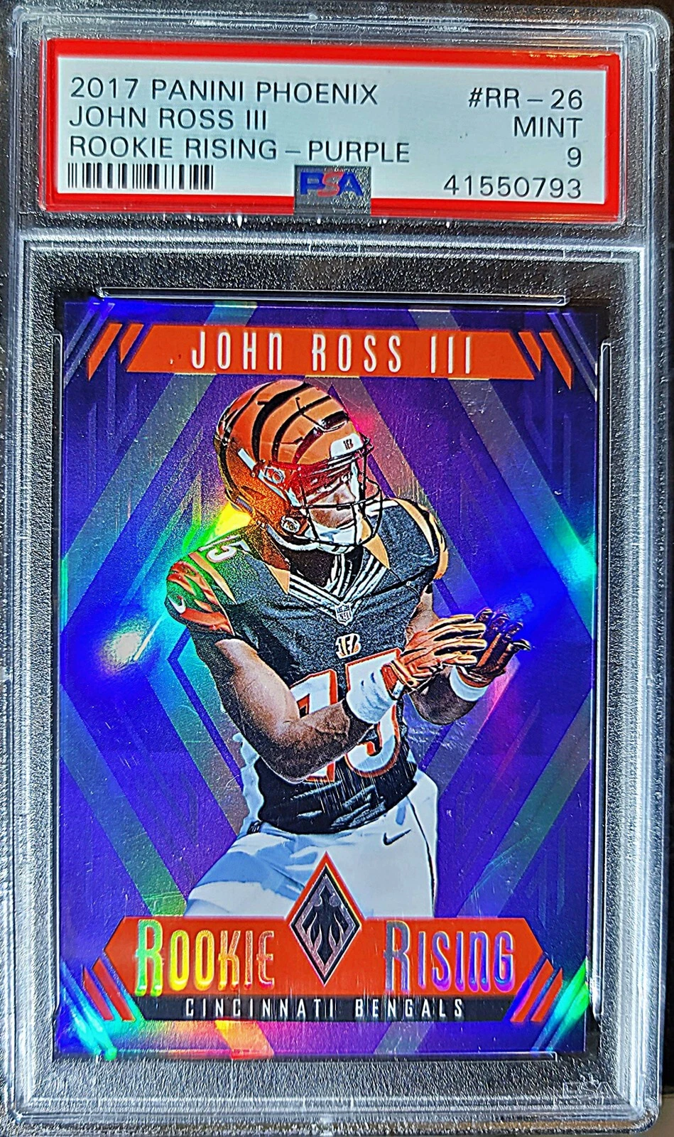 John Ross Panini Phoenix Rookie Rising #RR26 Purple
