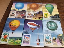 Węgry- (11) Karty tematyczne balonów / lotnictwa (wszystkie różne)