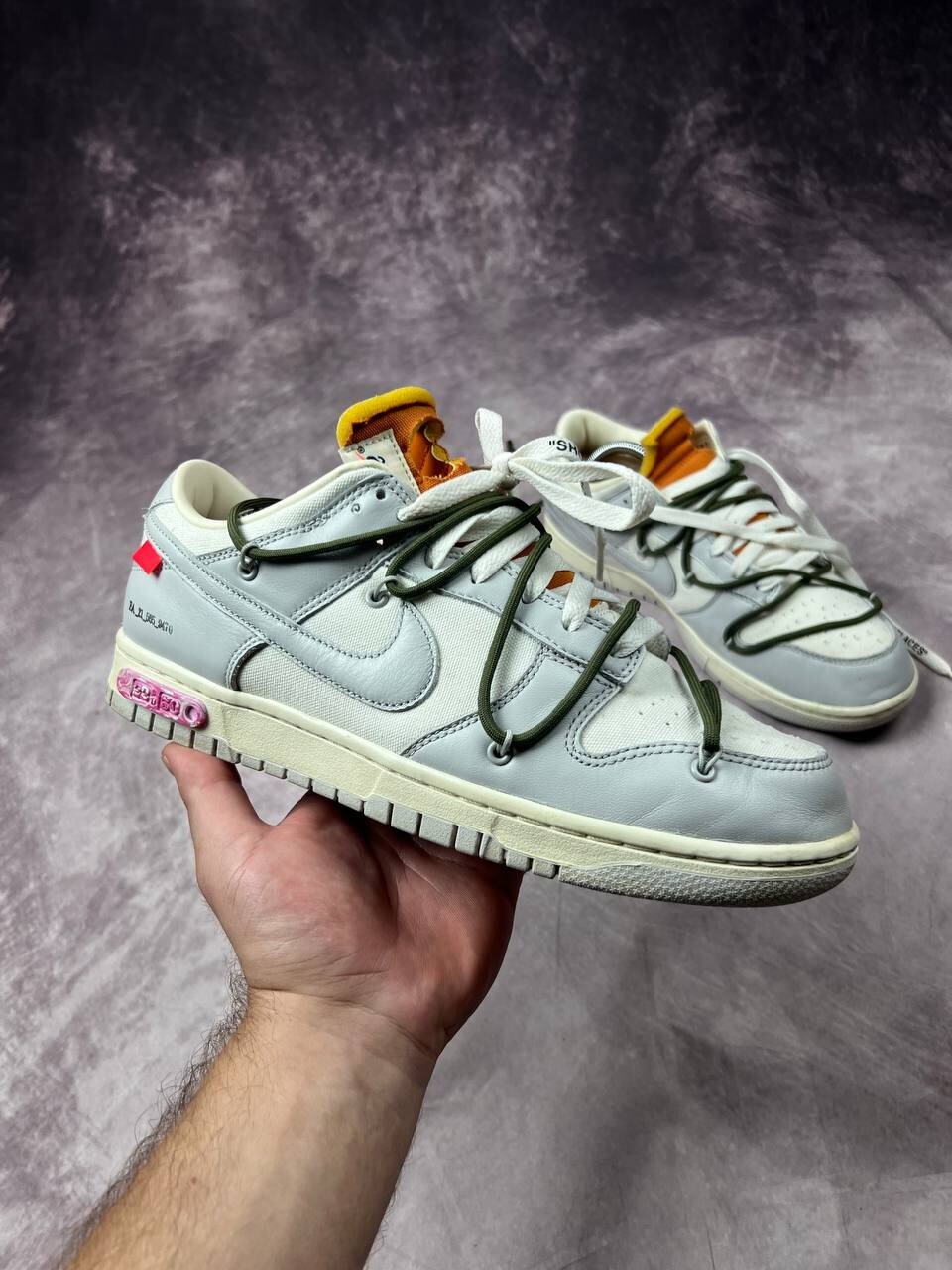 OFF WHITE X NIKE Nike x Off White Dunk Low Lotto 22 di 50 Uomo Taglia 43 27 5 cm US 9 5