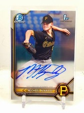 2022 Bowman Chrome 1st Michael Kennedy Base Auto Pirates ROOKIE RC Autograph C6