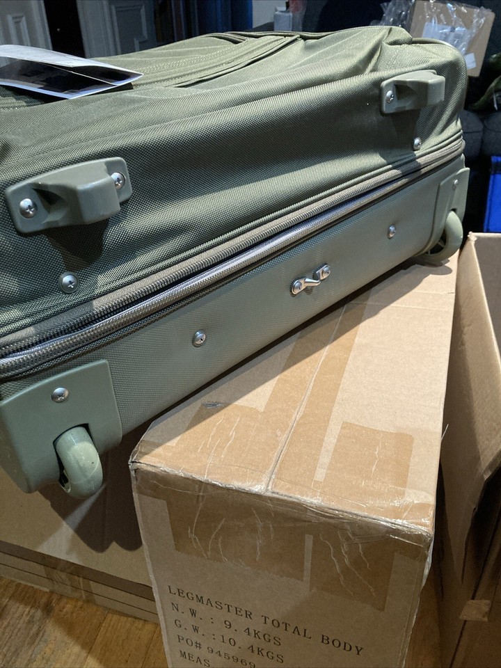 VTG Atlantic Rolling Garment Bag Suitcase Luggage Travel 24” X 18” X 10” eBay