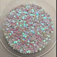 Shimmering 1.5mm Holo Dot Glitter For Nail Art Decoration Design Craft 3g UK