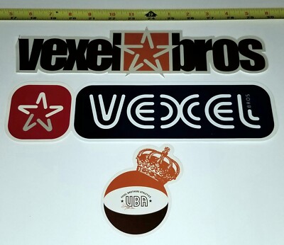 VEXEL BROS STICKER VINYL STREET WEAR HIPHOP RAP BASKETBALL VTG JAPAN SKATE DECK