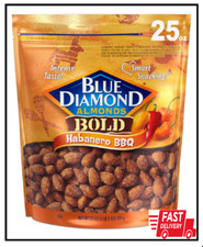 Blue Diamond Almonds Habanero BBQ Flavored Snack Nuts 25 Oz