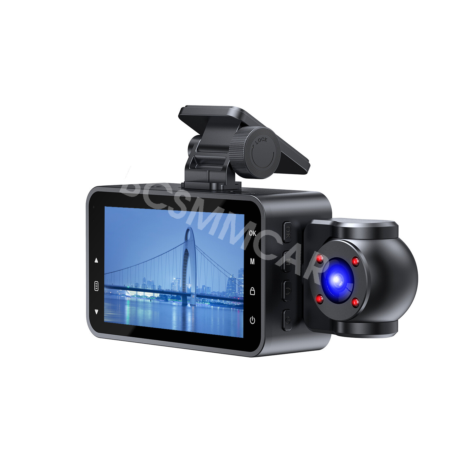 3 Lens Car Dash Cam WiFi HD 1080P DVR Video Recorder Camera Loop Recording