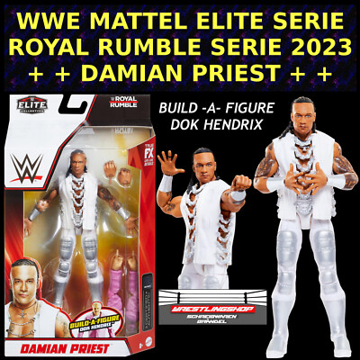 WWE MATTEL ELITE ROYAL RUMBLE SERIE 2023 DAMIAN PRIEST WRESTLING FIGUR BASIC RAW