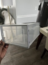SONGMICS Shoe Boxes Clear Stackable Plastic Shoe Storage Boxes 5 for 1