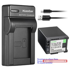 Kastar Battery Slim Charger for Canon BP-820 BP-828 Canon VIXIA HF G60 Camera