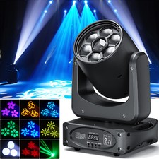150W 7 LED Beam Moving Head Light RGBW Stage Light 3Prism DJ Lights Parties Live