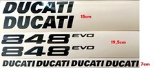 KIT Adesivi DUCATI 848 EVO NERO LUCIDO 