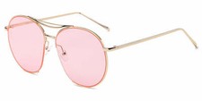 Circle Oversize Tinted Lens Round Fashion Sunglasses