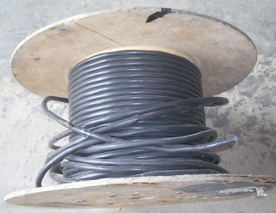 Black Insulated Copper Cable 1 Pair x 2.5 SQ MM RPHCL Type-2 0296 Mts 37 lb