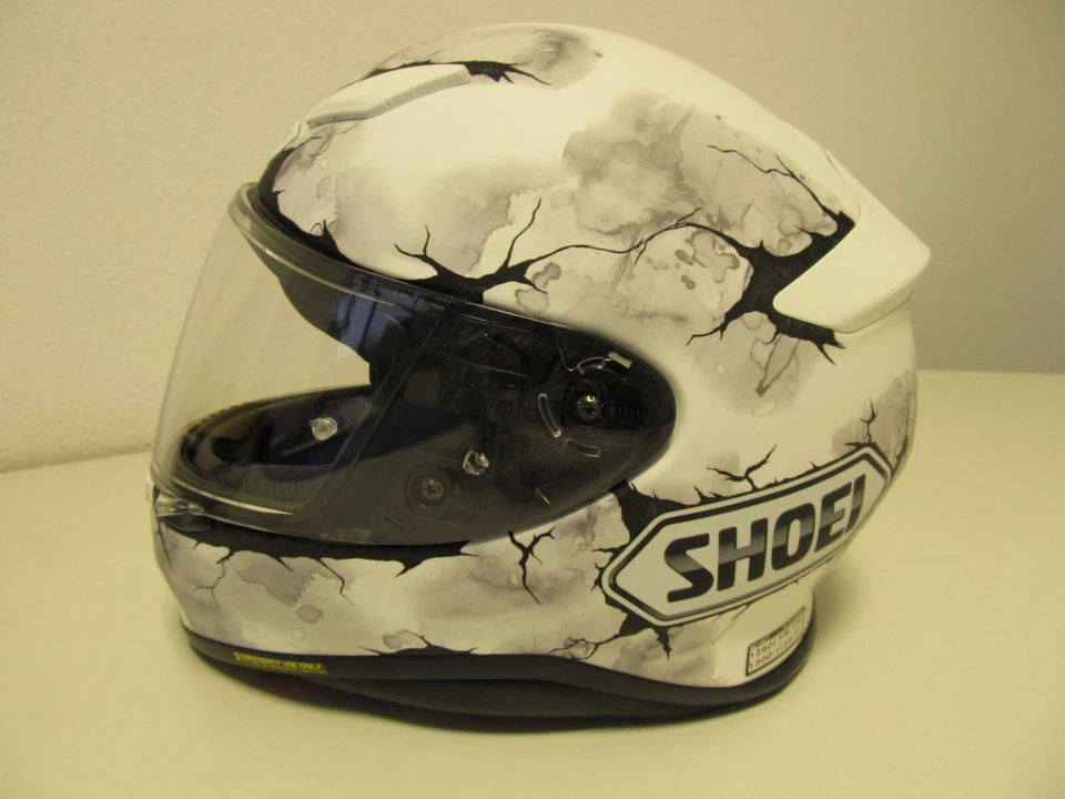 SHOEI NXR Ruts Helm Farbe Weiß mit Grafik, Grösse S (55/56) - Bild 2 von 4