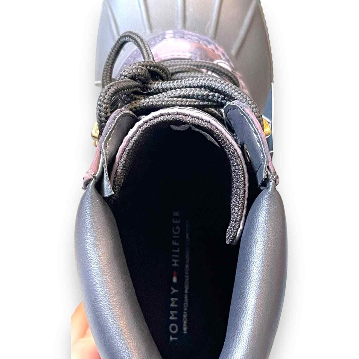 Tommy Hilfiger Camo Memory Foam Insole Lace Up Ankle Boot 