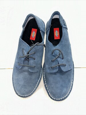 Dickies Men s Shoes, Blue Leather Upper, Size 10.5 Preowned