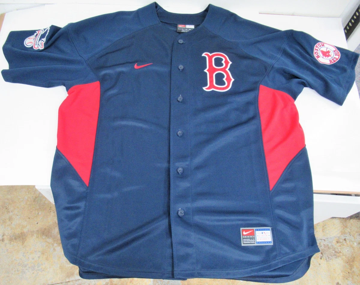 DAVID ORTIZ Boston Red Sox BLUE NIKE JERSEY Size XL USED HOF "