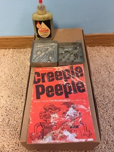 Thingmaker Plastigoop|Soldier Mold-Creeple People Instructions Mattel Lot 3-1965
