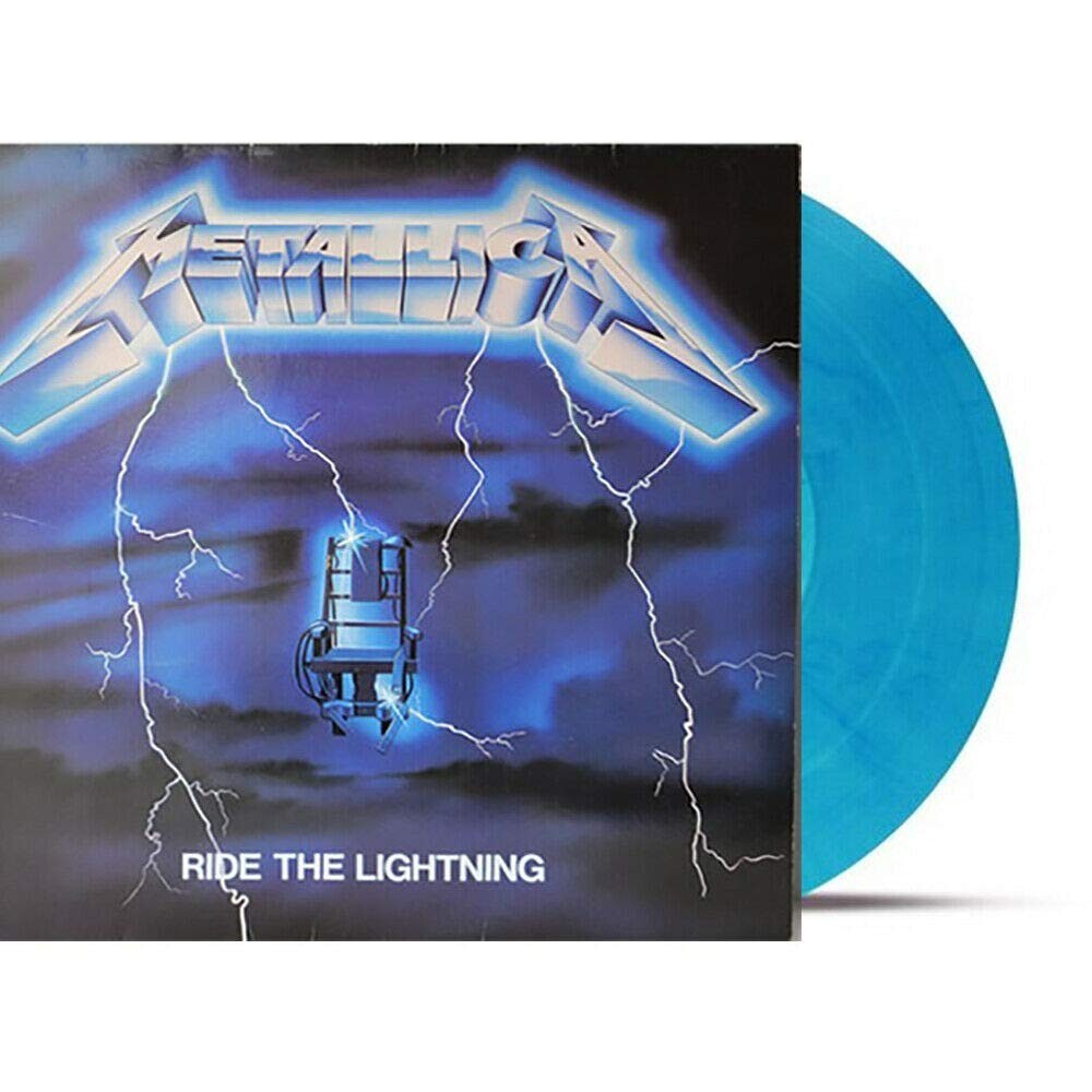 METALLICA RIDE THE LIGHTNING VINYL NEW! EXCLUSIVE BLUE LP! FADE TO