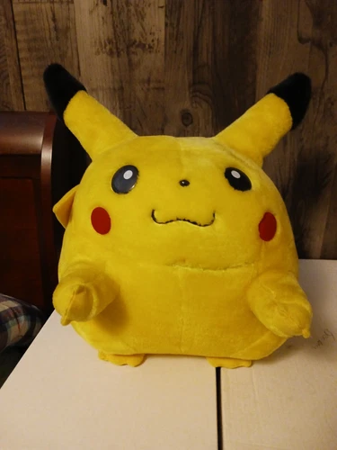 1999 Pokémon Pikachu Jumbo Plush Toy 16" Nintendo Hasbro Tomy Big Vintage