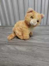 Vintage Russ Berrie Scatts The Tabby Cat Plush Ginger White Tabby