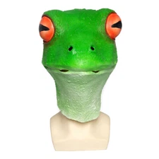 Masquerade Funny Party Animal Frog Mask Headgear Halloween Cosplay