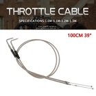 Braided Alternate Length Throttle Cable 40" For Sportster XL883 XL1200 1996-2003