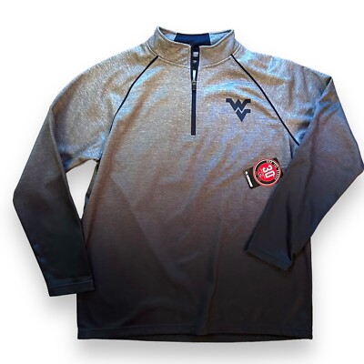 West Virginia Mountaineers Pullover Colosseum WVU Sitwell Sublimated Size L NWT