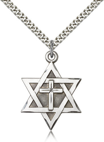 Sterling Silver Jewish Star Of David 