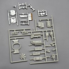 Amt 125 1968 Plymouth Road Runner Parts Kitbash Hemi 426 Engine Motor Custom