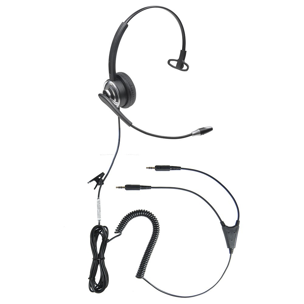 Professional WordCommander Voice to Text 3.5mm Stereo Voice Recognition Headset