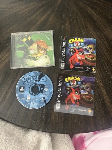 PlayStation 1 PS1 Game Crash Bandicoot 2 Cortex Strikes Back CIB Complete In Box