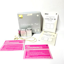 Nikon COOLPIX S4 6.0MP Digital Camera - Silver SPARES OR REPAIR Read Description