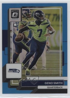 2022 Panini Donruss Optic Aqua Prizm 180/299 Geno Smith #177 0us8