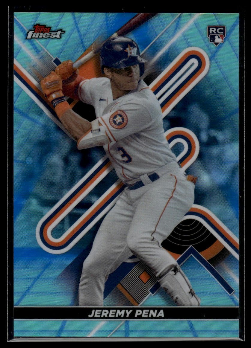 2022 Finest #9 Jeremy Pena Blue / Aqua Vapor Refractors #/250