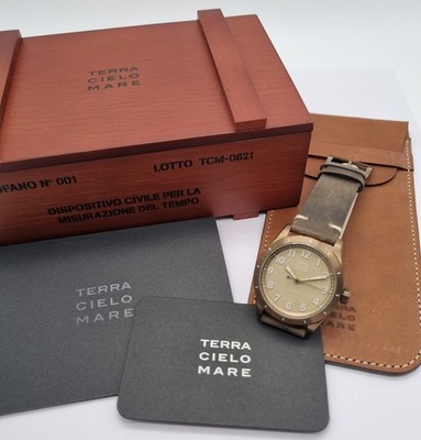 Terra Cielo Mare Sparviero Bronze 38mm Automatic Full Set! new! rare model