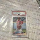 2018 Topps Update Series Shohei Ohtani US1 Rookie PSA 7 Pitching Red Jersey