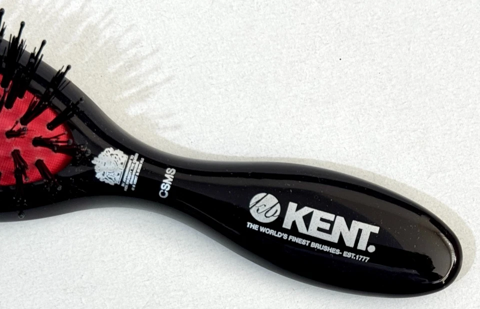 Kent CSMS Classic Shine Small Mixed Bristle Hairbrush - Made in England - Image 2 of 4