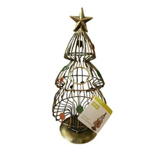 True Spruce Christmas Tree Wine Cork Holder New Bronze