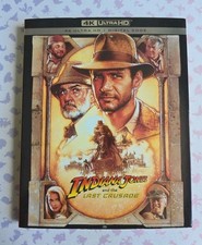 Indiana Jones and the Last Crusade  SLIPCOVER ONLY (4K UHD, 1989) - SHIPS TODAY