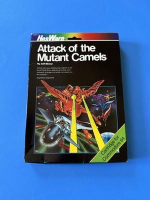 Commodore 64 Attack Of The Mutant Camels HesWare 1983 CIB